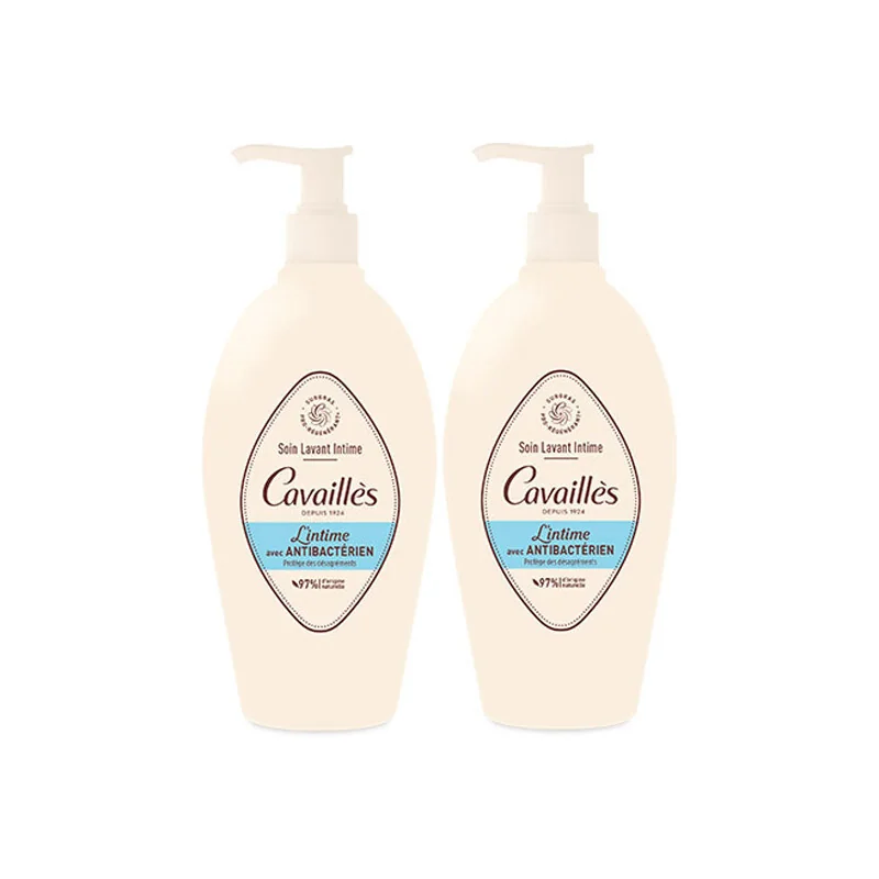 Rogé Cavaillès Antibactérien soin lavant intime lot de 2x250ml