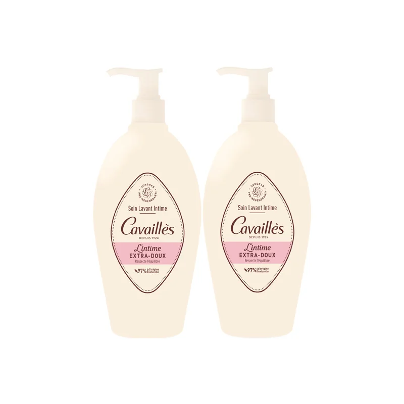 Rogé Cavaillès Extra-Doux soin lavant intime lot de 2x250ml