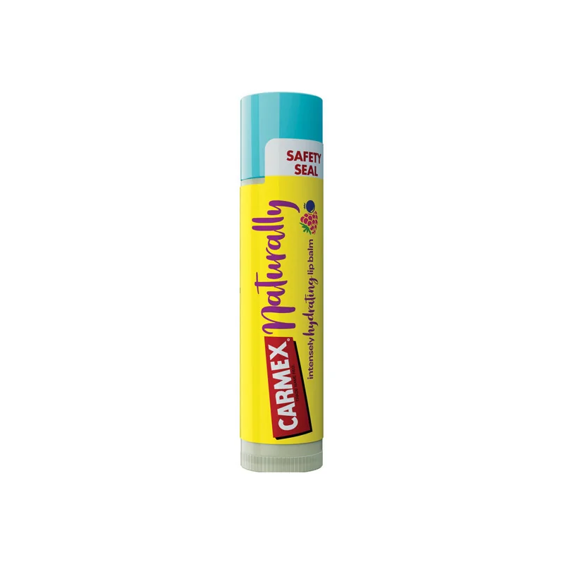 Carmex Naturally baume à lèvres aux fruits rouges