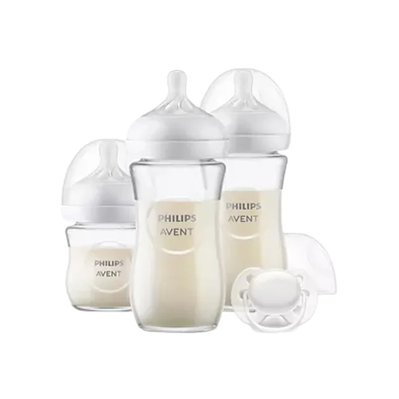 Avent coffret Natural Responce 3 biberons verre