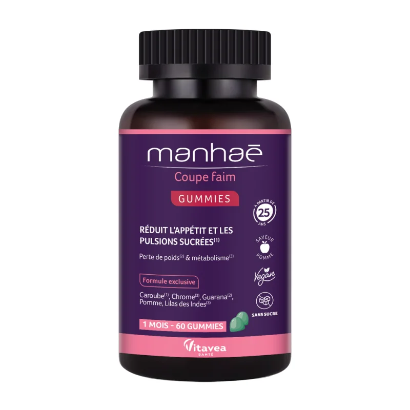 Manhaé Coupe Faim 60 gummies