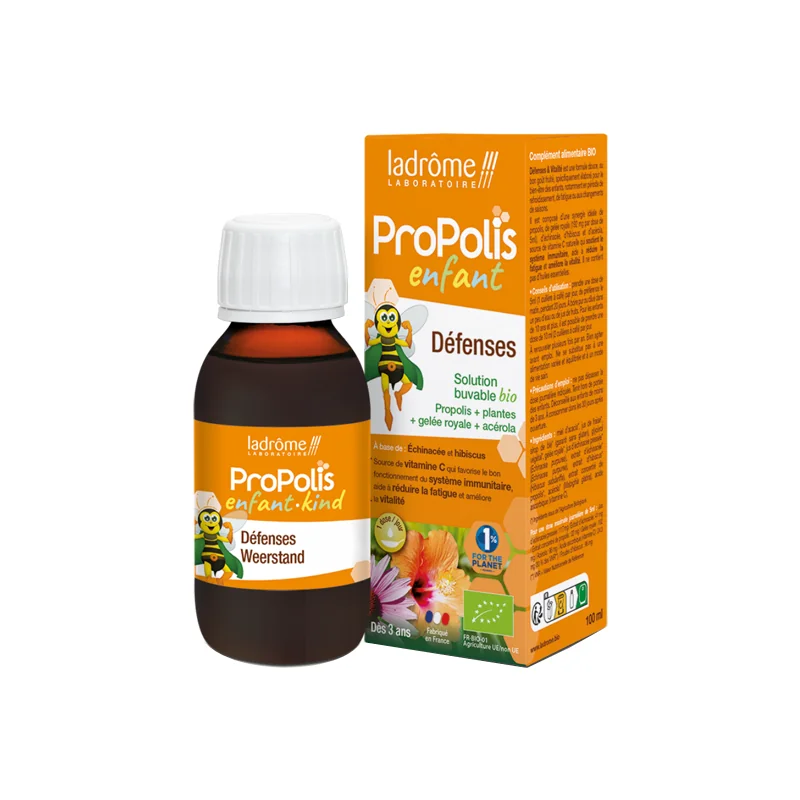 Ladrôme Propolis enfant défenses et vitalité bio 100ml