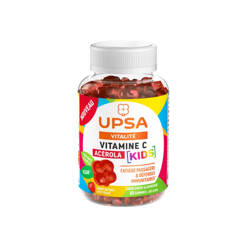 UPSA Vitalité Acérola vitamine C kids 60 gommes