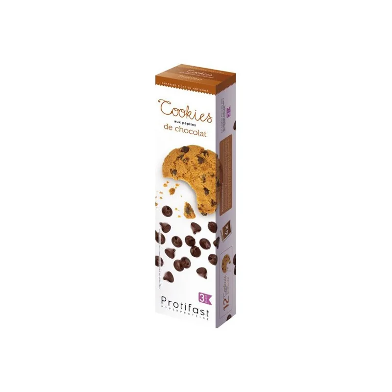 Protifast 12 cookies aux pépites de chocolat 110gr