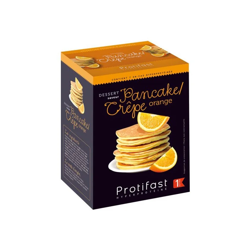 Protifast Dessert pancake / crêpe orange 7 sachets x 28gr