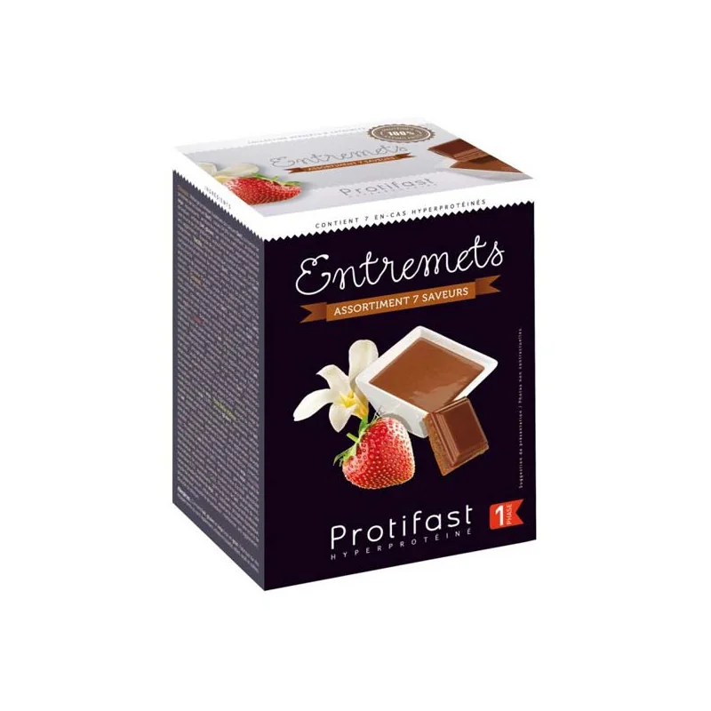 Protifast Entremets assortiment 7 saveurs 7 sachets panachés
