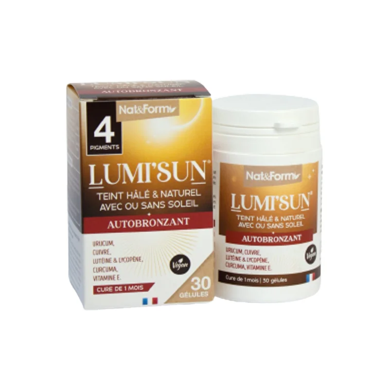 Nat & Form Lumi'Sun Autobronzant 30 gélules