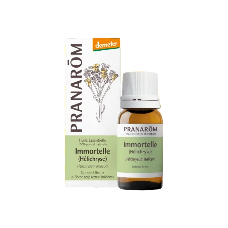 Pranarôm Immortelle Hélichryse Demeter huile essentielle bio 2ml