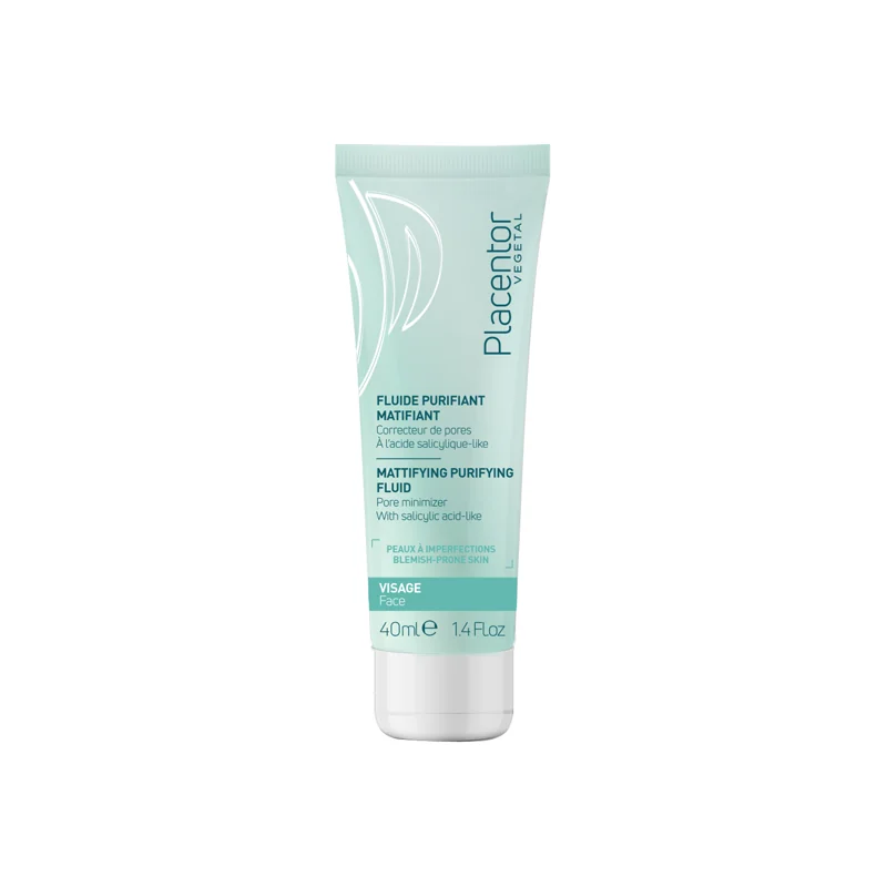Placentor Végétal fluide purifiant matifiant 40ml