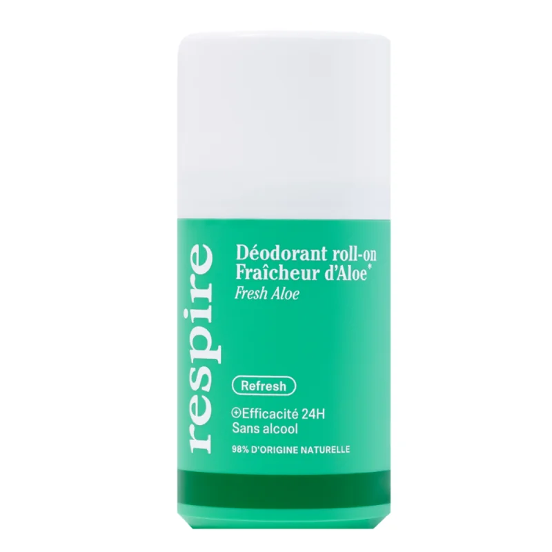 Respire Déodorant Roll-On Fraîcheur d'Aloe 24h 50ml