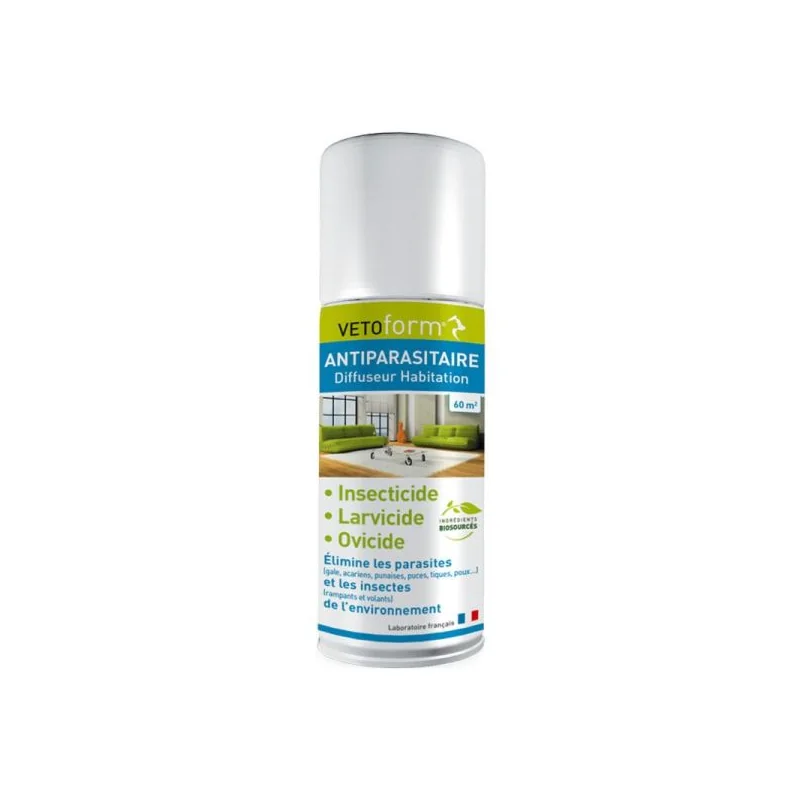Vetoform antiparasitaire diffuseur habitation 150ml