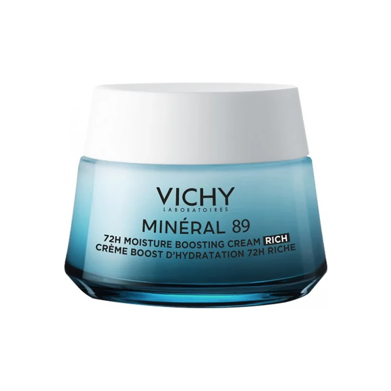 Vichy Minéral 89 crème boost d'hydratation 72H Riche 50ml