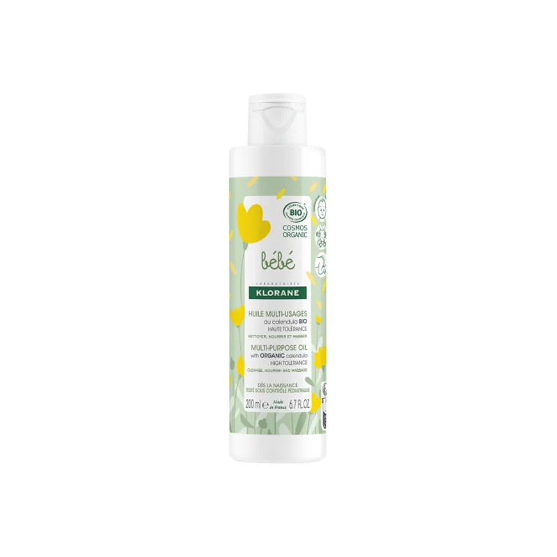 Klorane Bébé huile multi-usages au Calendula bio 200ml