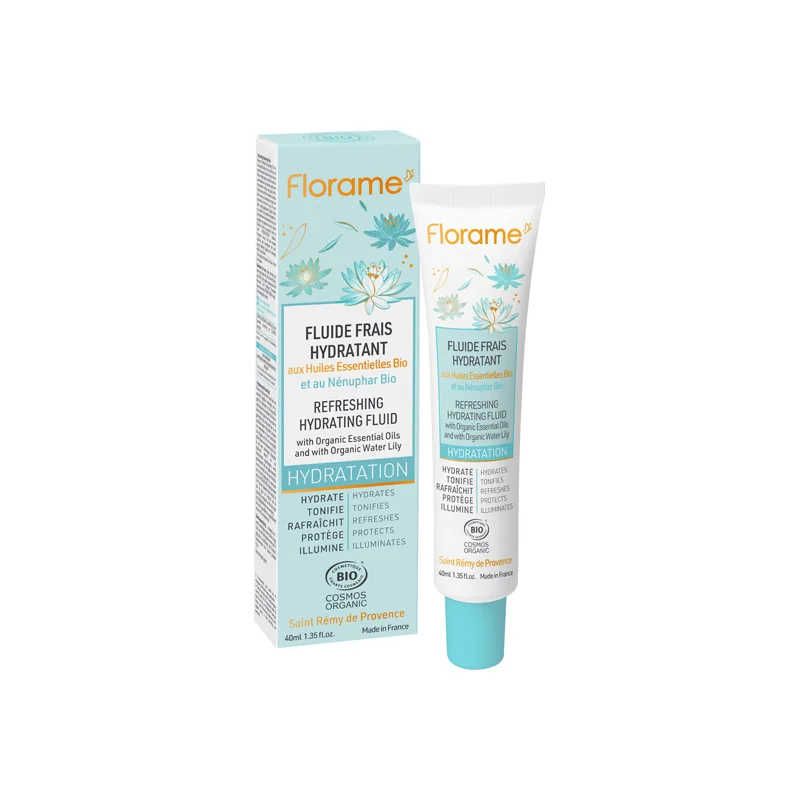 Florame Hydratation fluide frais hydratant bio 40ml