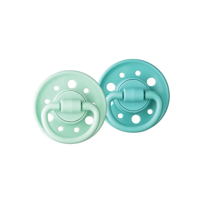 Dodie Gaïa 2 Sucettes Rondes 6-36 Mois - Couleur : Vert