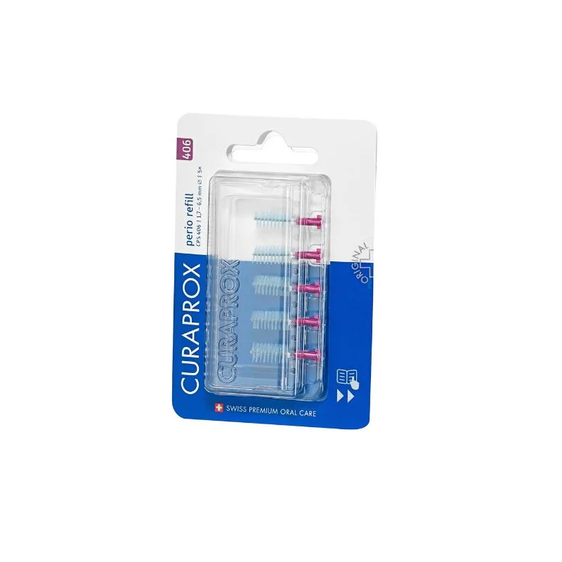 Curaprox brosses interdentaires CPS 406 perio Recharge