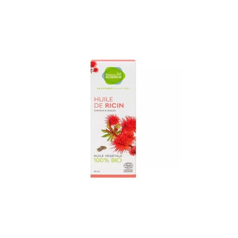 Pharmascience Huile de Ricin Bio 50ml