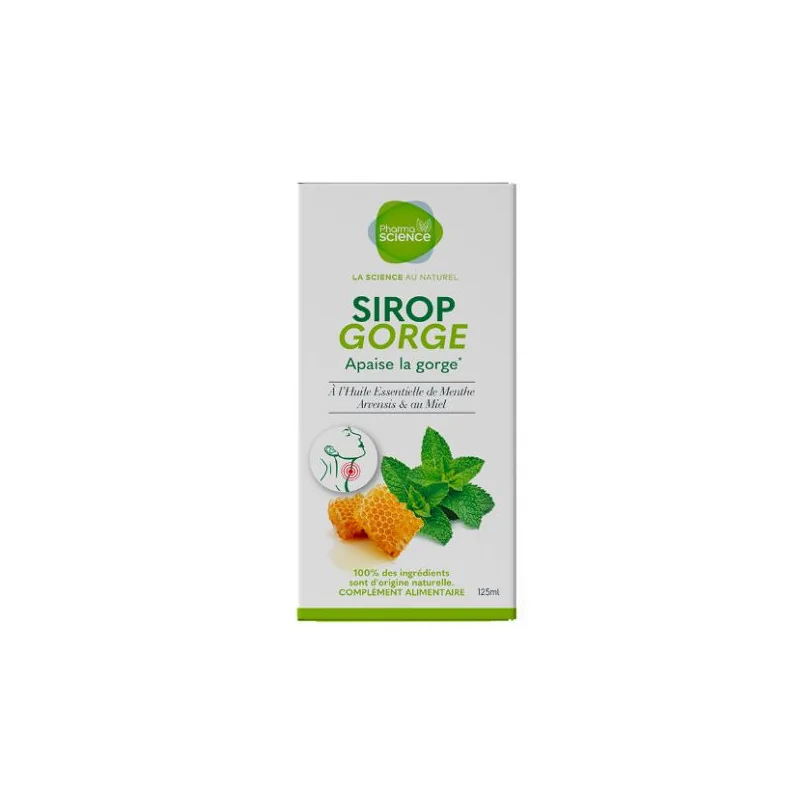 Pharmascience sirop gorge 125 ml