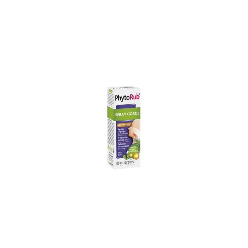 NUTREOV Phytorub spray gorge flacon 20ml