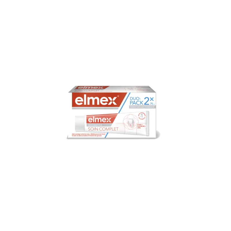 Elmex soin complet anti-caries duo pack 2x75ml