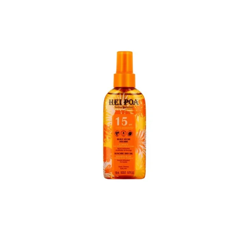 Hei Poa Huile Solaire au Monoï SPF 15 150ml