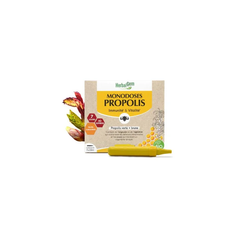 Herbalgem Monodoses Propolis 7x10ml - Bio