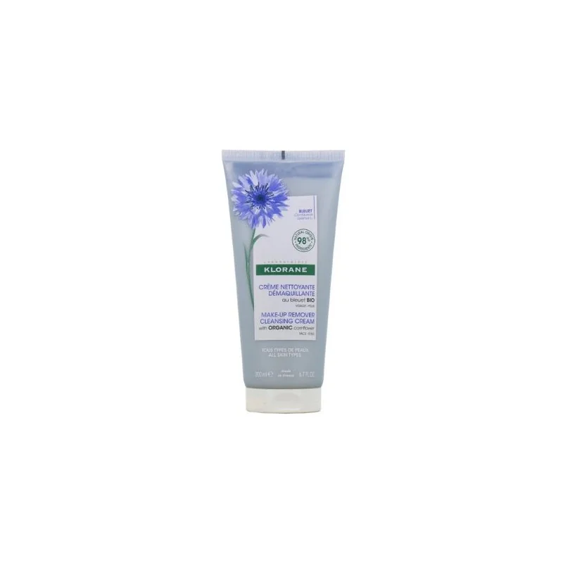 Klorane Crème Nettoyante Démaquillante Bleuet 200ml