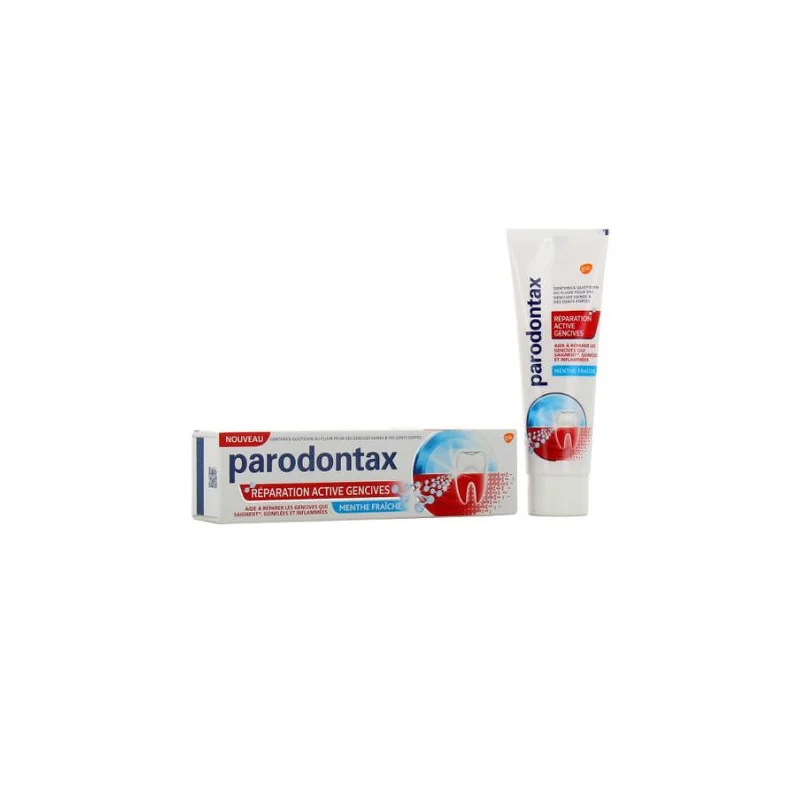 PARODONTAX Dentifrice réparation active gencives menthe fraîche 75ml