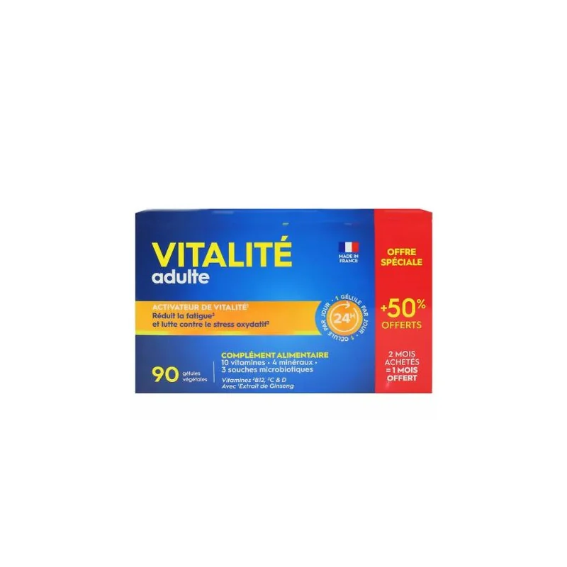 Pharmascience Vitalité 90 comprimés
