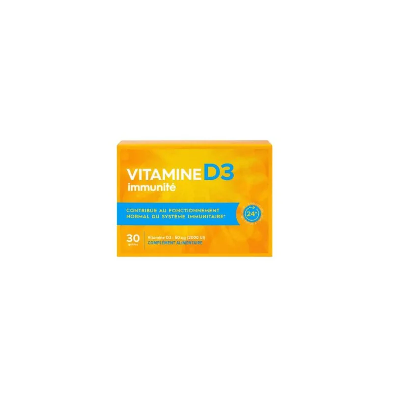 Pharmascience Vitamine D3 immunité 30 gélules