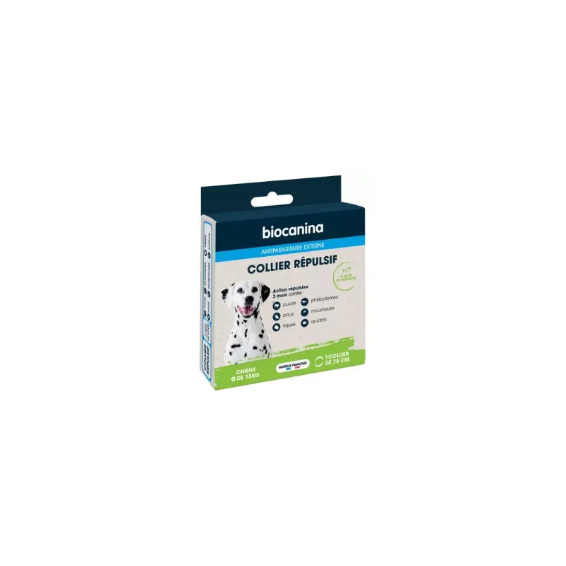 Biocanina Collier Répulsif Chiens de Plus de 15 kg