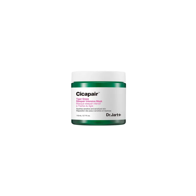 Dr.Jart+ CICAPAIR – Masque Sleepair Intensif à l’Herbe du Tigre – Visage – Peaux Sensibles à Rougeurs, 75ml