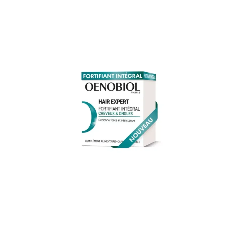 OENOBIOL HAIR EXPERT - Fortifiant Intégral - Cheveux et Ongles, 30 Capsules