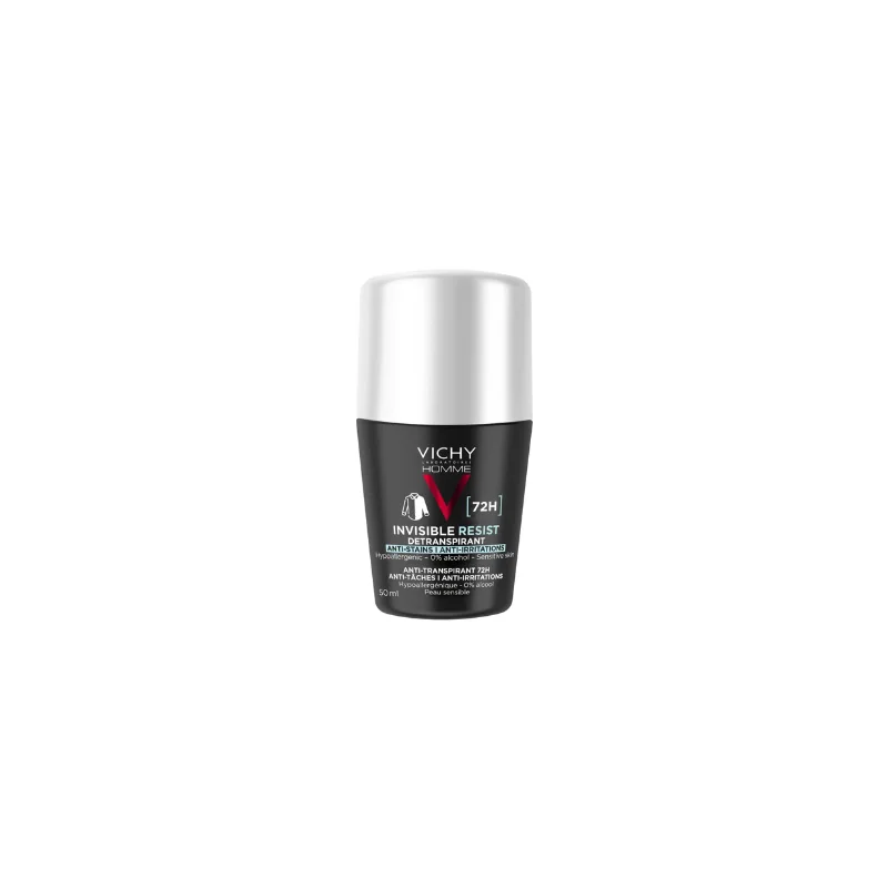 Vichy Homme Invisible Resist Détranspirant Anti Irritations 72h 50ml