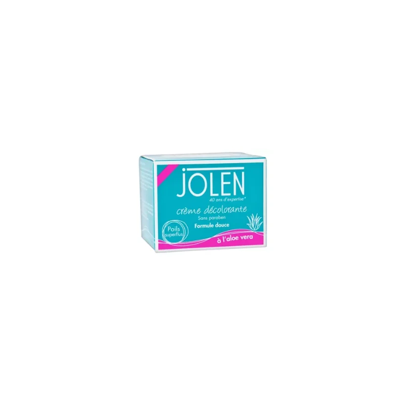 Jolen Crème Décolorante Formule Douce à l'Aloe Vera 125 ml + Activateur 30 g
