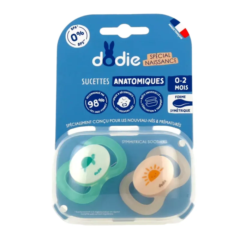 Dodie Sucette Anatomique Spécial Naissance 0-2 mois x2