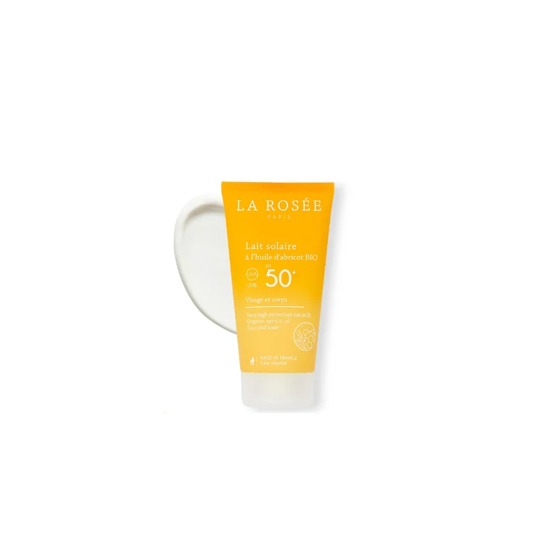LA ROSÉE LAIT SOLAIRE À L'HUILE D'ABRICOT BIO SPF50+ 125ML