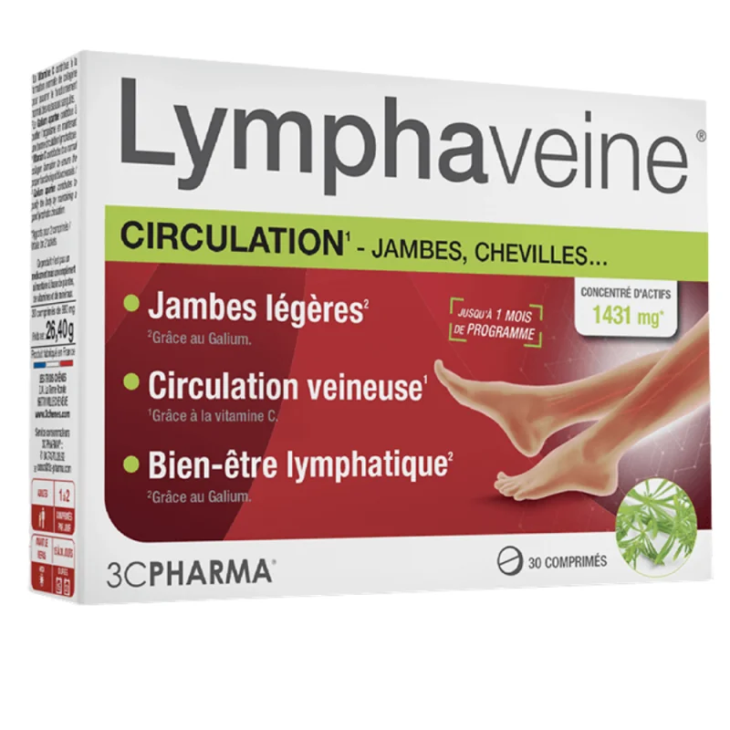 3C Pharma Lymphaveine 30 comprimés