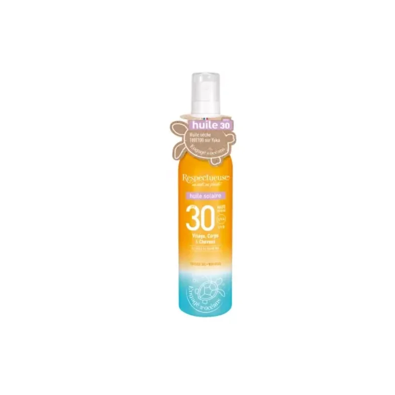 Respectueuse Huile Solaire SPF30 100 ml