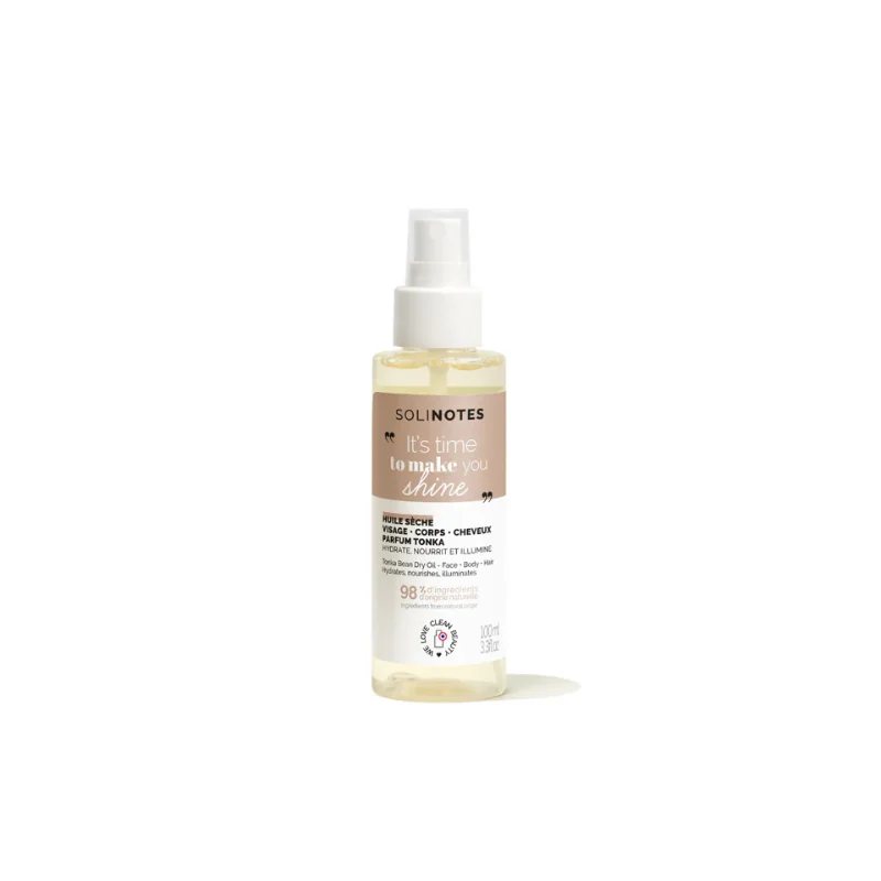 Huile Sèche Tonka - Corps, Visage & Cheveux 100ml