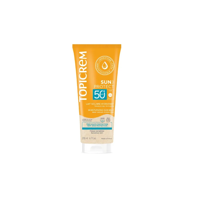 Topicrem sun protect lait solaire hydratant spf50 50ml