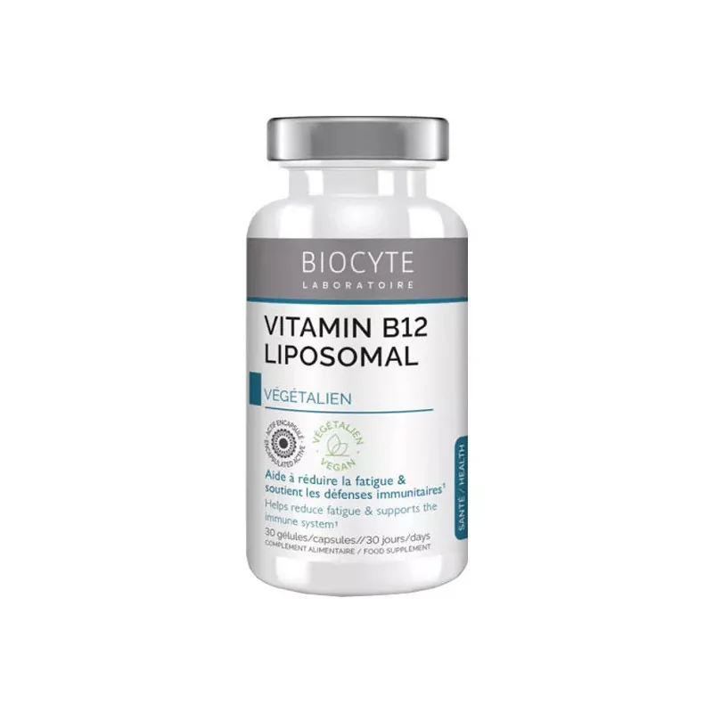 Biocyte Vitamine B12 liposomal 30 gélules