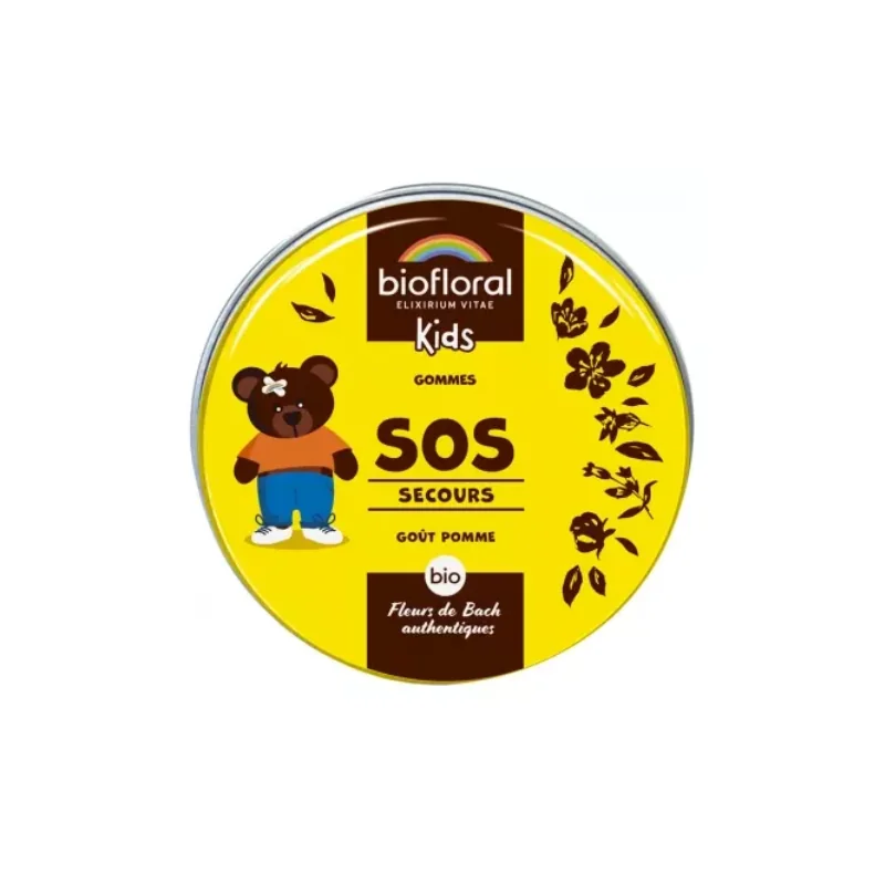 Biofloral Kids Gommes SOS Secours Bio 45 g