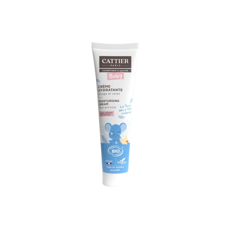 Cattier Bébé Crème Hydratante Bio 100 ml