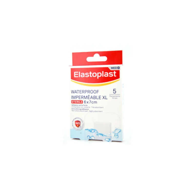 ELASTOPLAST 5 Pansements Waterproof Imperméables stériles XL 6x7cm