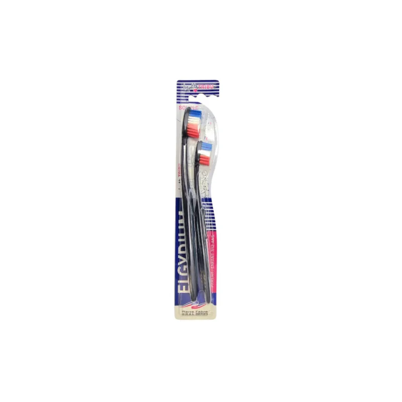 ELGYDIUM 2 BROSSES À DENTS SOUPLE LA COCORICO ADULTE ENFANT