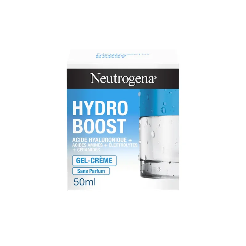 Neutrogena Hydro Boost Gel Crème Acide Hyaluronique Sans parfum 50ml