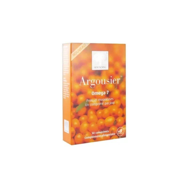 New Nordic Argousier Omega 7 Peau et Muqueuses 30 Comprimés