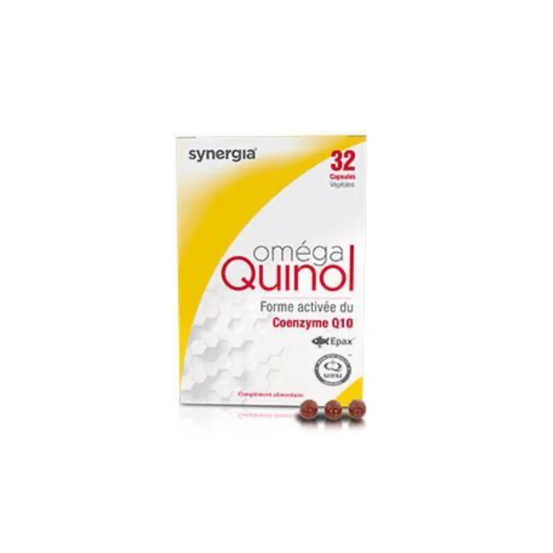 Synergia Oméga Quinol 32 Capsules Végétales