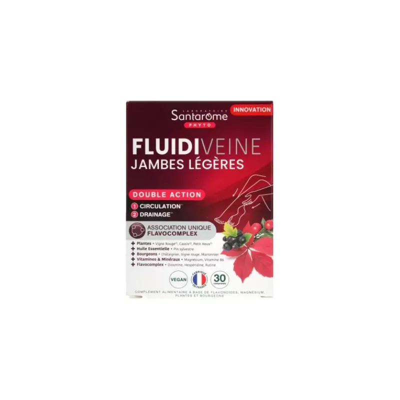 Santarome Fluidiveine Jambes Légères 30 Comprimés